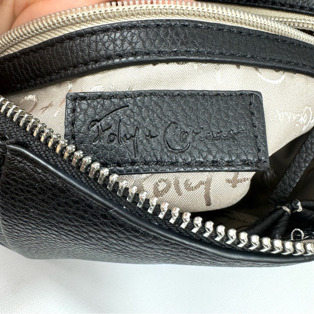Foley + Corinna Dione Satchel in black liberated vegan leather - Picture 10 of 13